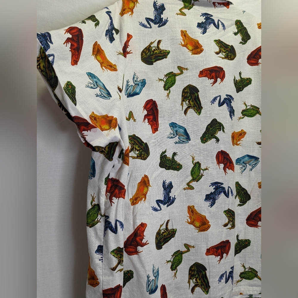 Dangerfield organic cotton button front amphibian shirt - Picture 8 of 8